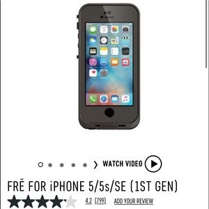 LifeProof phone case FRE 5/5S/SE